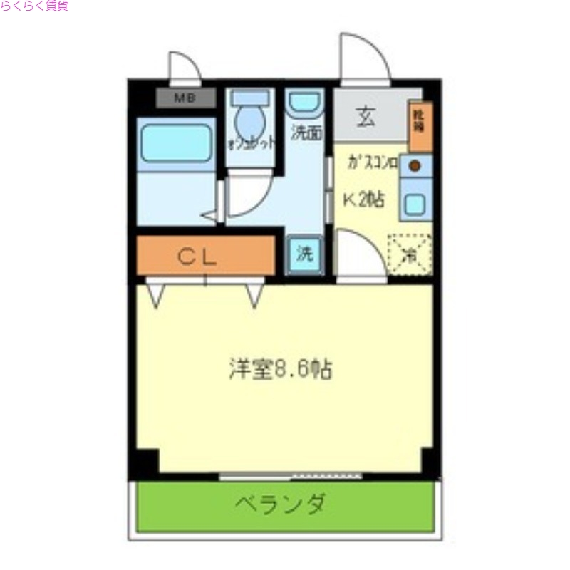 3階の間取り図