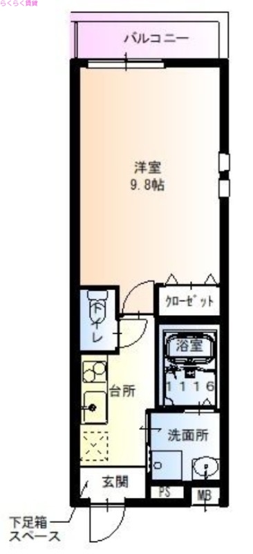 3階の間取り図
