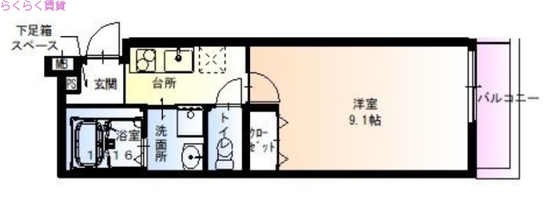 1階の間取り図