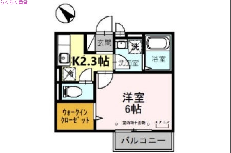 1階の間取り図