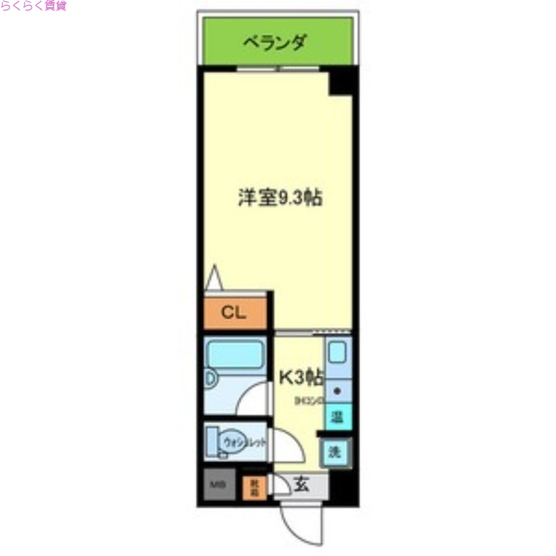 2階の間取り図