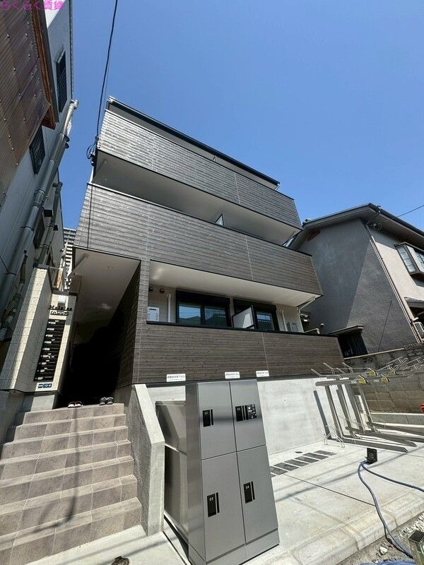郡元町アパートの外観