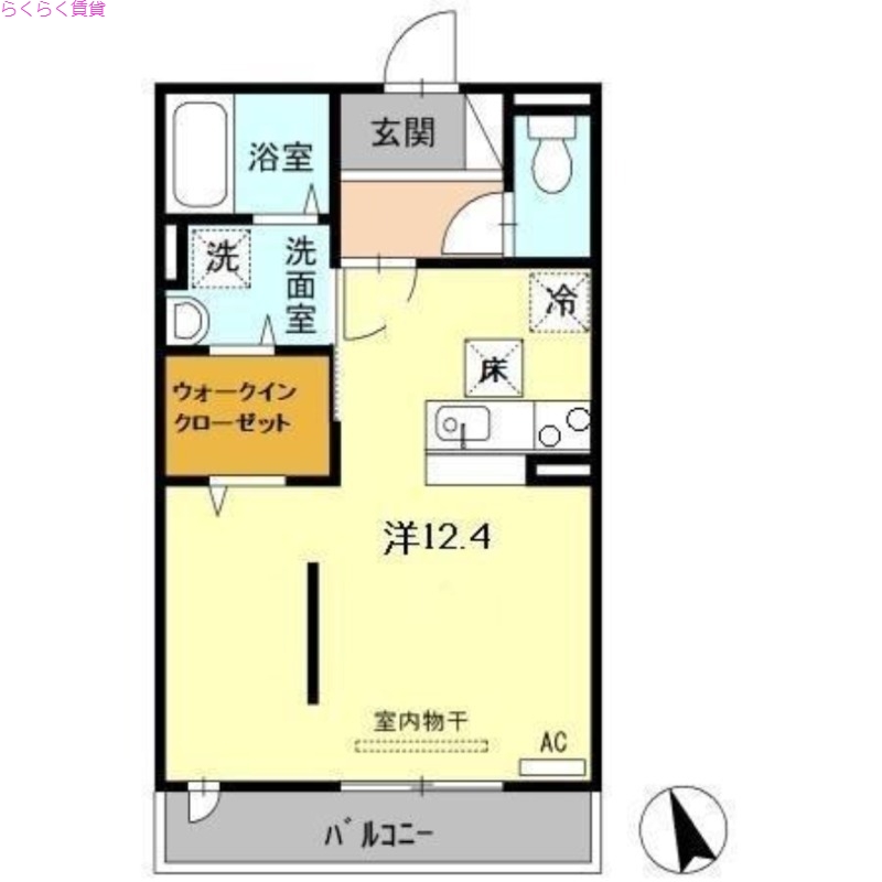 1階の間取り図