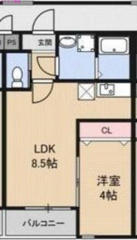 2階の間取り図