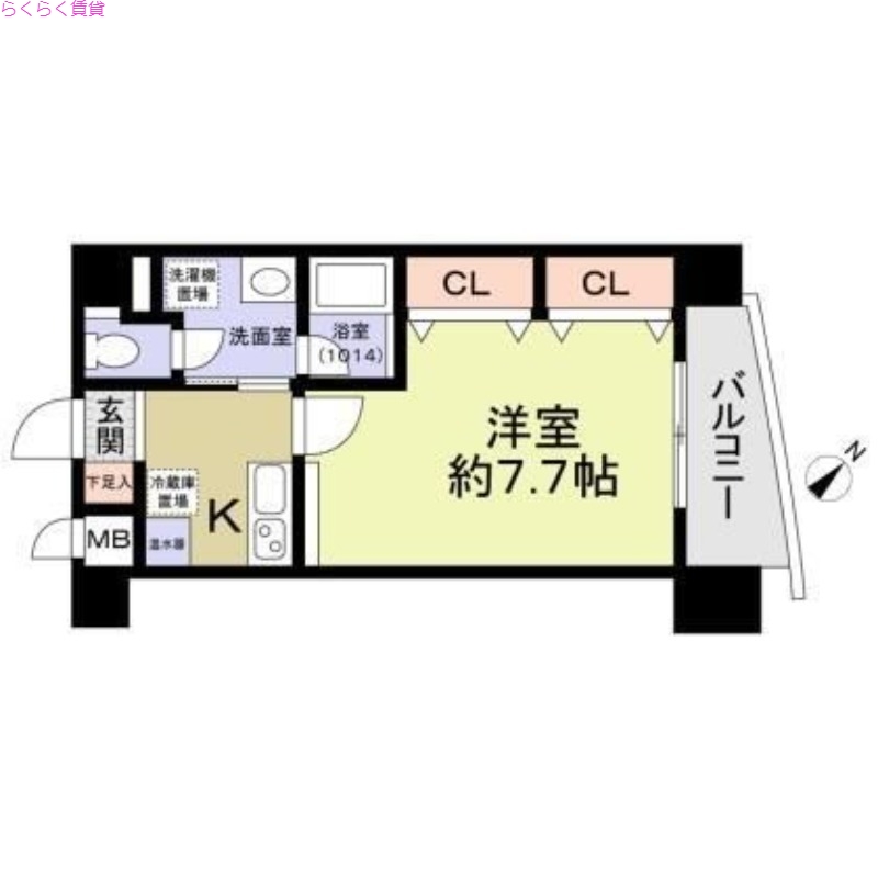 7階の間取り図