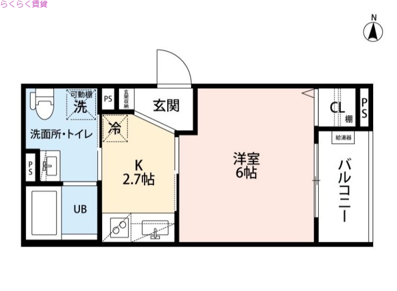 1階の間取り図