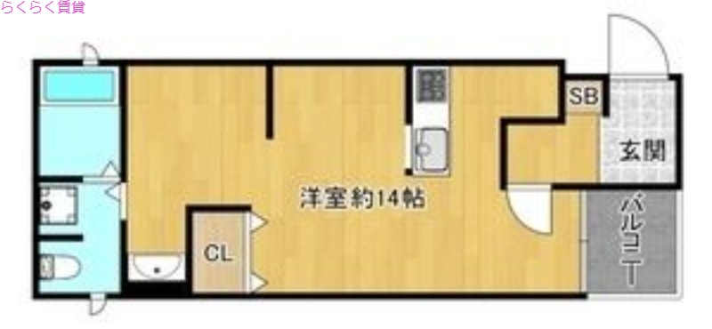 2階の間取り図