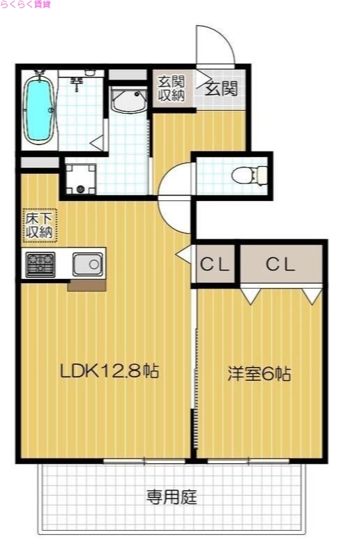 1階の間取り図