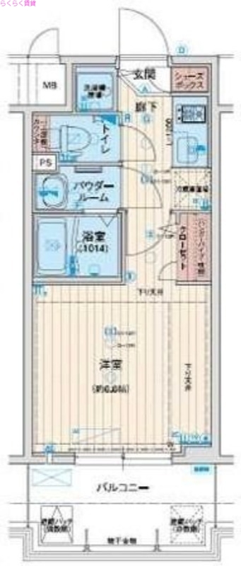 9階の間取り図