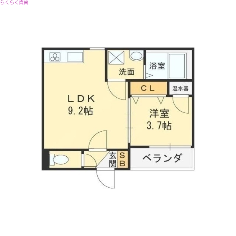 2階の間取り図