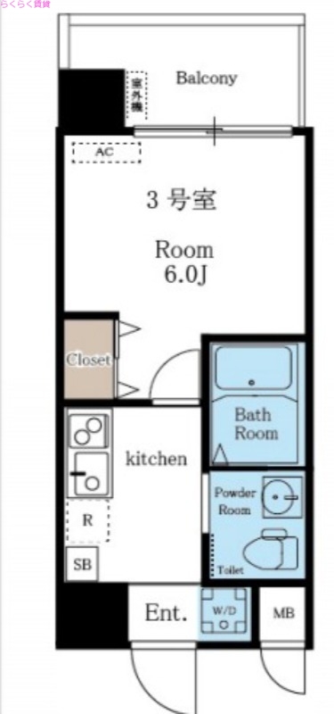 5階の間取り図