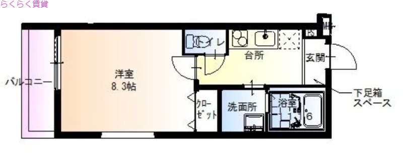 3階の間取り図
