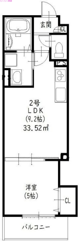 1階の間取り図
