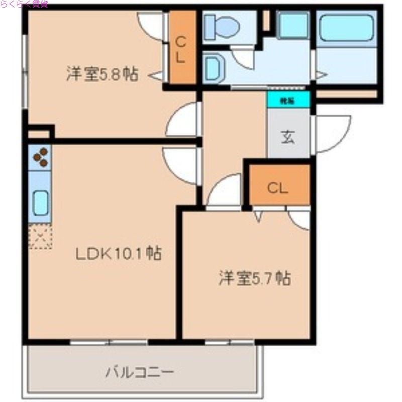 3階の間取り図