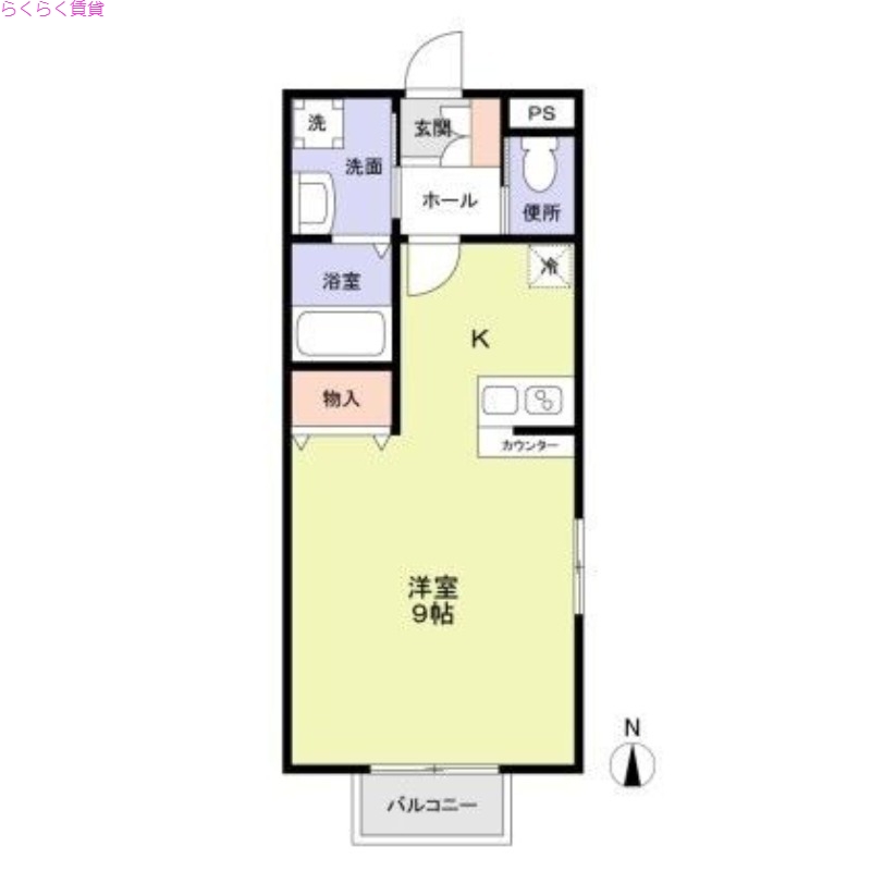 1階の間取り図