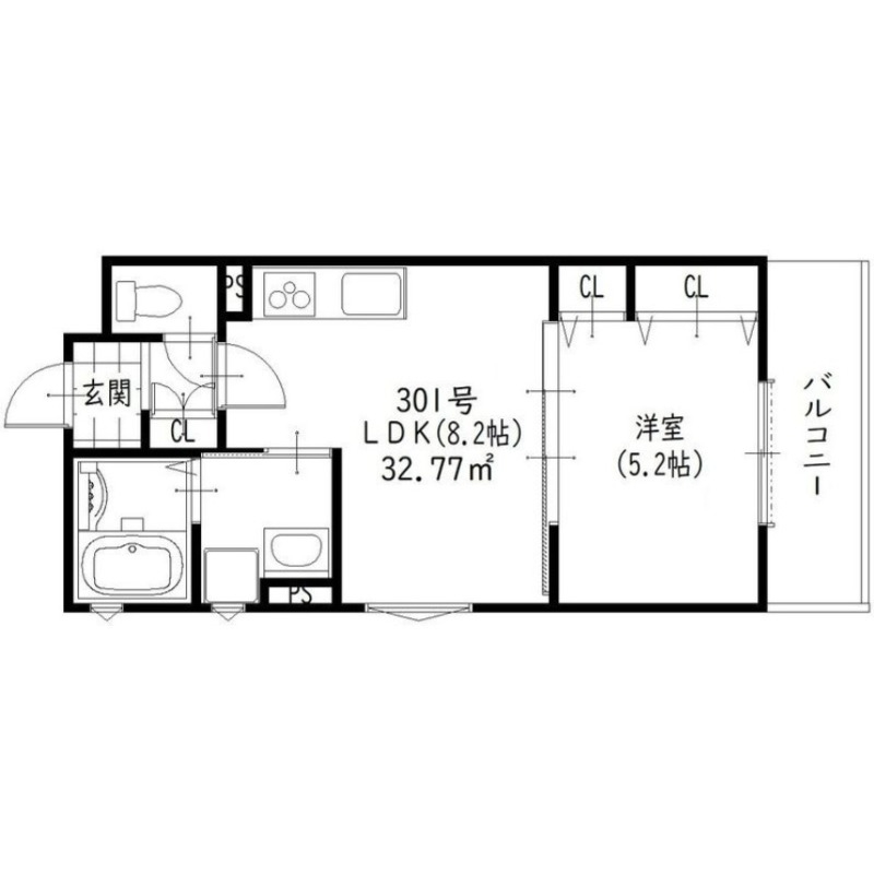 3階の間取り図