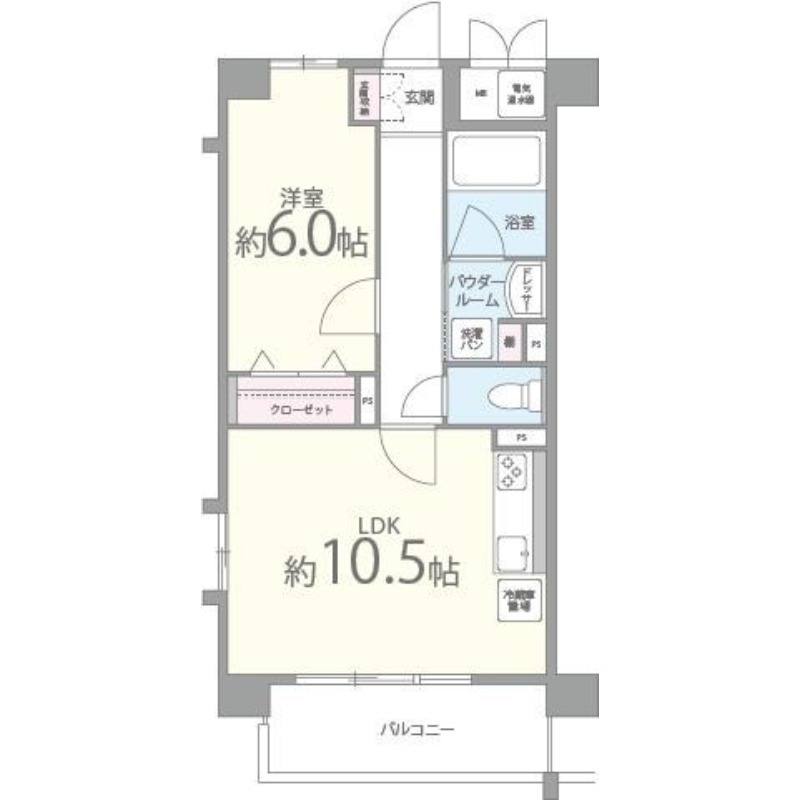 2階の間取り図