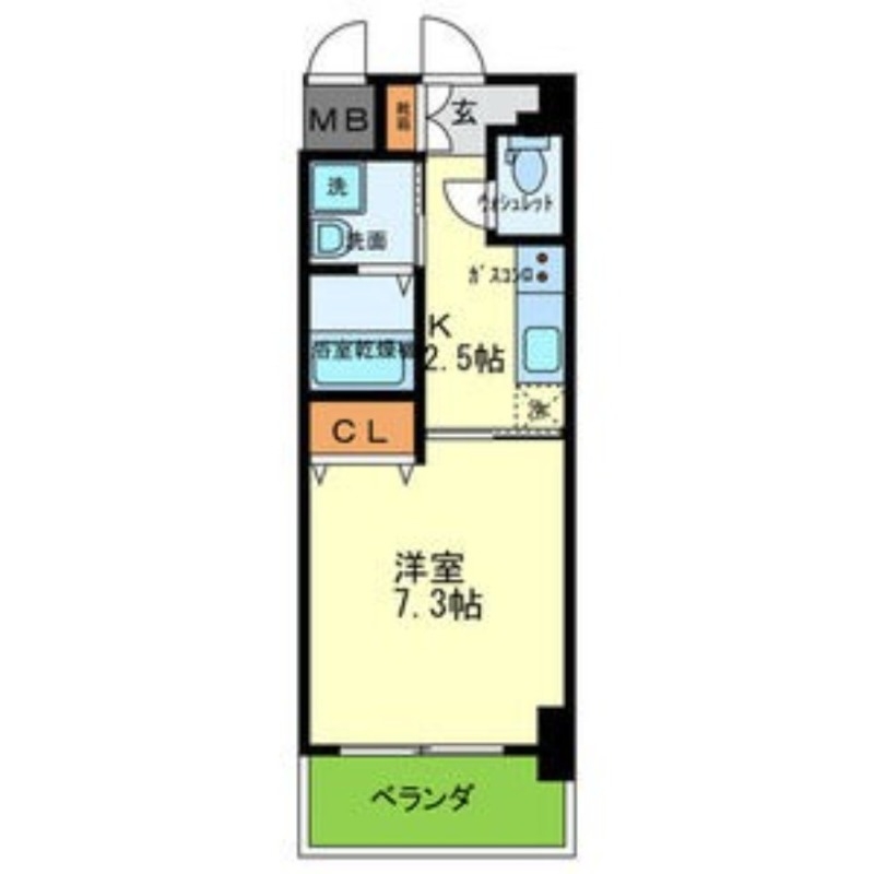 梅田まで谷町線で一本!
