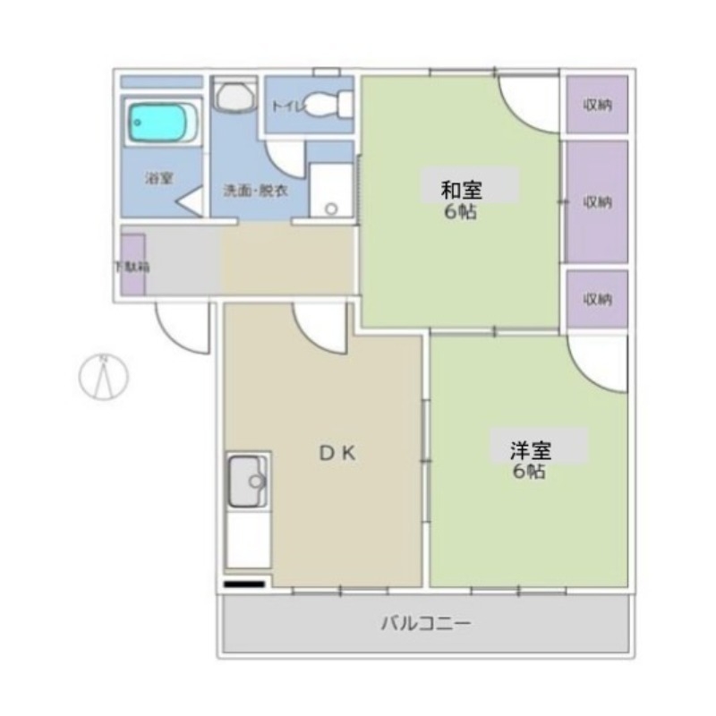広い道から外れており、建物前に車が入らないのでお子様安心！