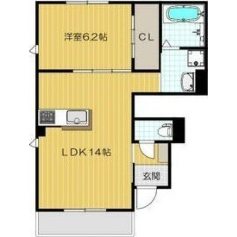 振分タイプで広々らくらく