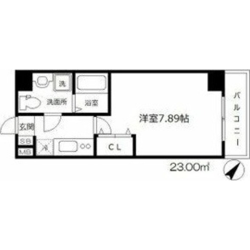 4階の間取り図