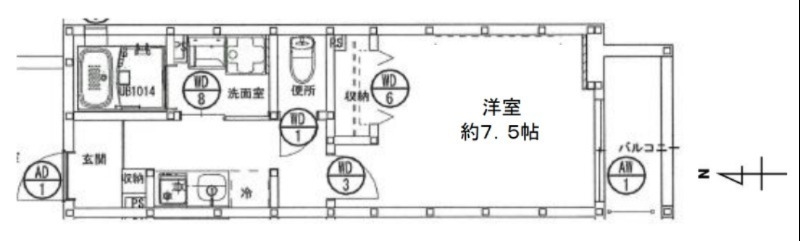 3階の間取り図
