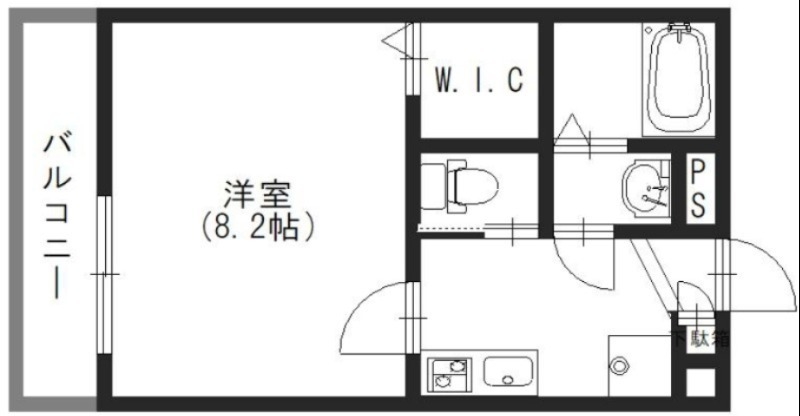 壁芯がないので角まで有効利用可能です