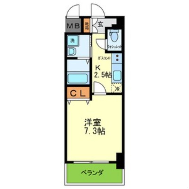 梅田まで谷町線で一本!