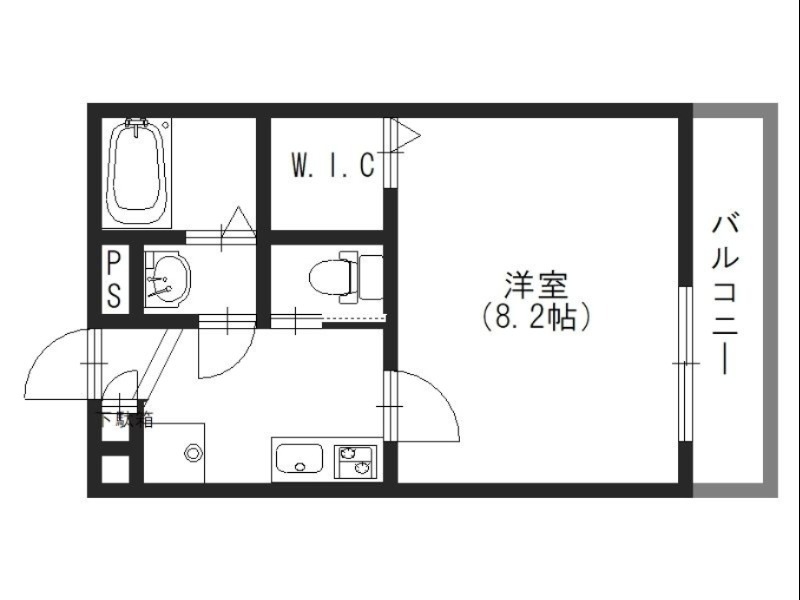 壁芯がないので角まで有効利用可能です