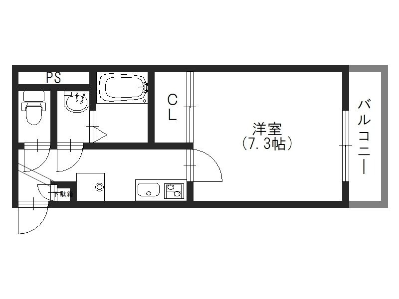 壁芯がないので角まで有効利用可能です