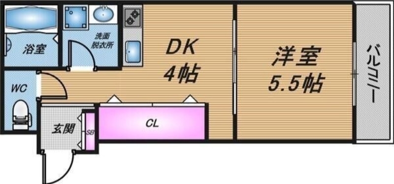 1階の間取り図