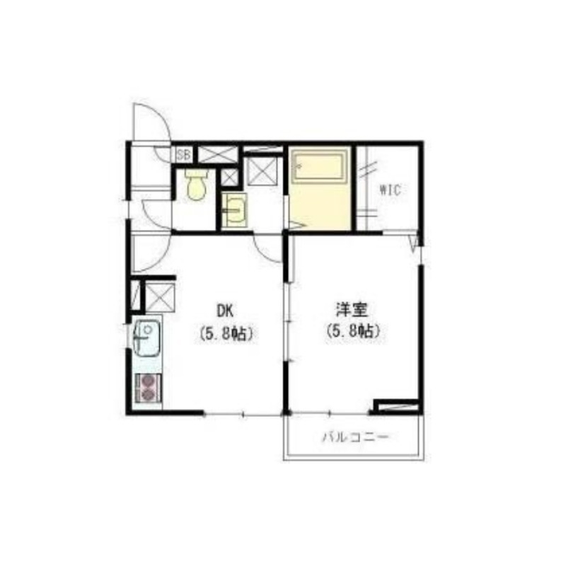 2階の間取り図