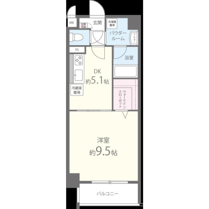 2階の間取り図