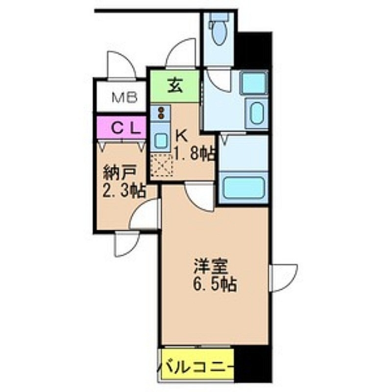 1階の間取り図