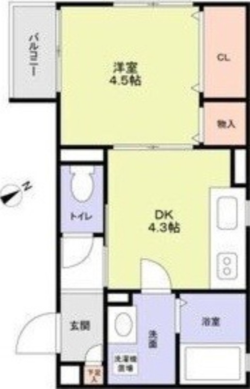 2階の間取り図