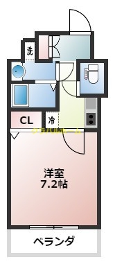 8階の間取り図