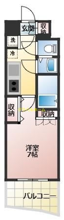 8階の間取り図