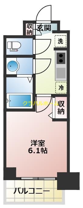 8階の間取り図
