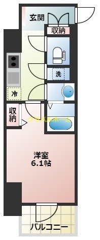 9階の間取り図