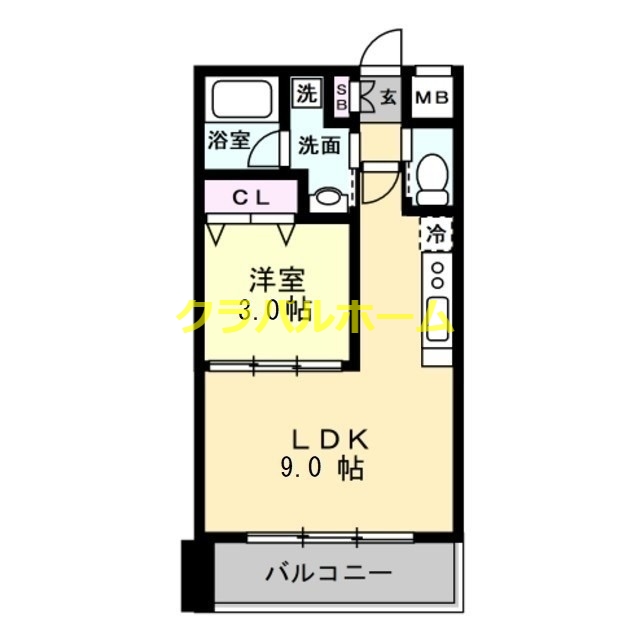 5階の間取り図
