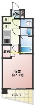 6階の間取り図