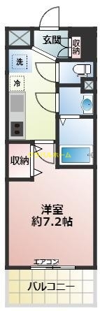8階の間取り図