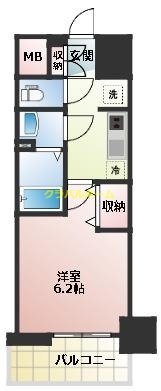 6階の間取り図