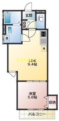 ネット無料、全室角部屋仕様
