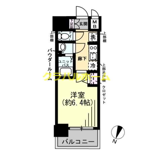 4階の間取り図