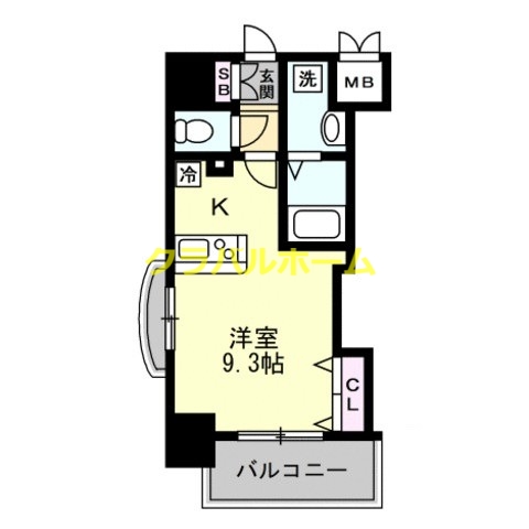 2階の間取り図