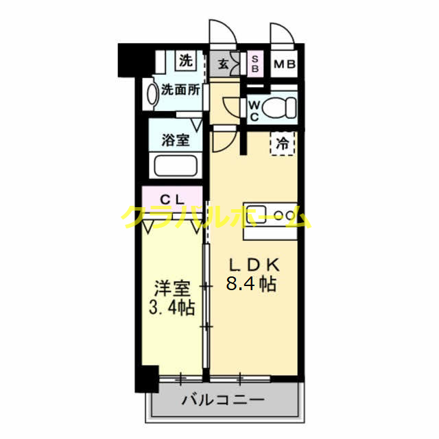 5階の間取り図