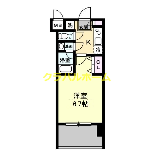 13階の間取り図