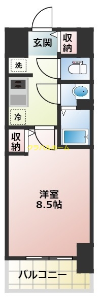 9階の間取り図