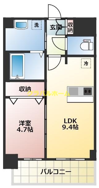 3階の間取り図